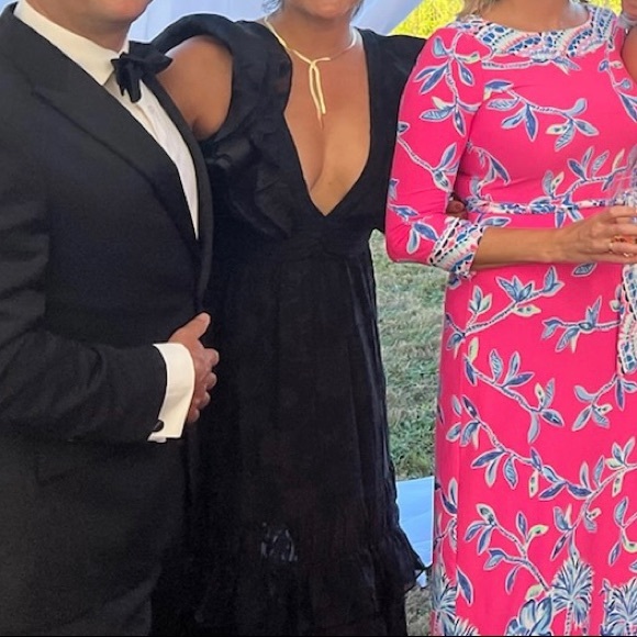 Rachel Zoe Violet Fil coupe dress in black. - Picture 5 of 5